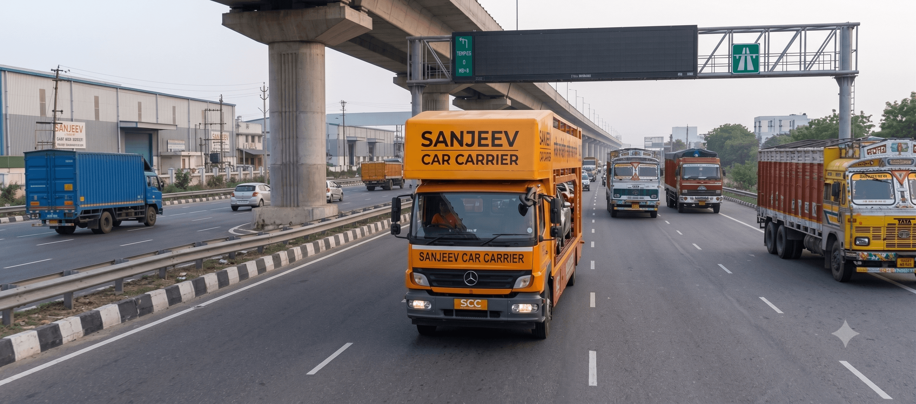 Professional car transport service in Delhi