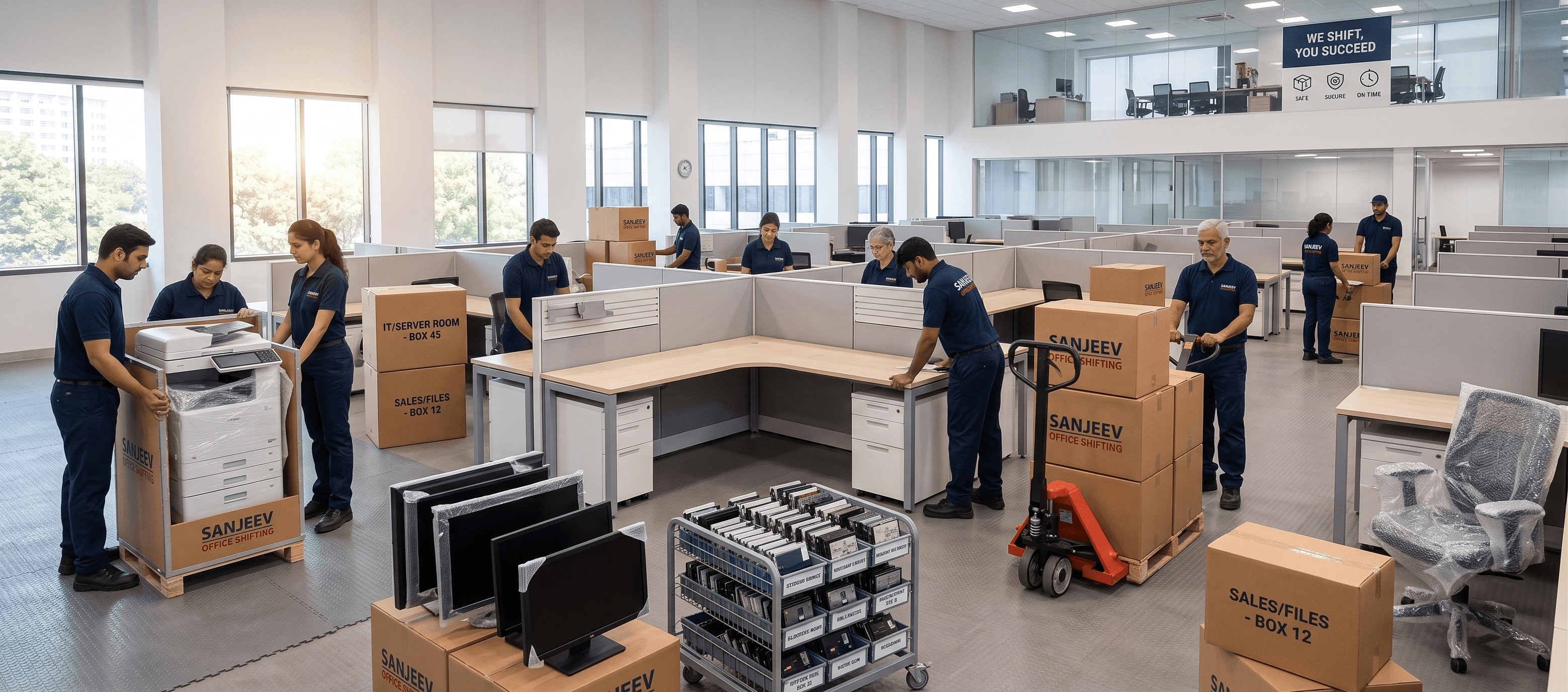 Office shifting services in Delhi